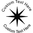 Star-3 Embossing Seal. Choose your mount and view your custom text in a live preview. Find all your custom embossing needs at rubberstampsandseals.com
