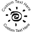 Swirl Embossing Seal. Choose your mount and view your custom text in a live preview. Find all your custom embossing needs at rubberstampsandseals.com