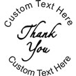 ThankYou Embossing Seal. Choose your mount and view your custom text in a live preview. Find all your custom embossing needs at rubberstampsandseals.com
