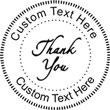 ThankYou Embossing Seal. Choose your mount and view your custom text in a live preview. Find all your custom embossing needs at rubberstampsandseals.com