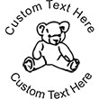 Teddy Embossing Seal. Choose your mount and view your custom text in a live preview. Find all your custom embossing needs at rubberstampsandseals.com