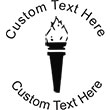 Torch-1 Embossing Seal. Choose your mount and view your custom text in a live preview. Find all your custom embossing needs at rubberstampsandseals.com