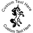 Unicorn Embossing Seal. Choose your mount and view your custom text in a live preview. Find all your custom embossing needs at rubberstampsandseals.com