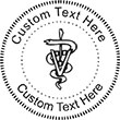 Veterinary Embossing Seal. Choose your mount and view your custom text in a live preview. Find all your custom embossing needs at rubberstampsandseals.com