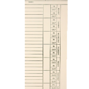 Time card is compatible with any side printer, such as the Widmer T-4-U.