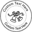 Wedbell Embossing Seal. Choose your mount and view your custom text in a live preview. Find all your custom embossing needs at rubberstampsandseals.com