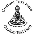 Wedcake Embossing Seal. Choose your mount and view your custom text in a live preview. Find all your custom embossing needs at rubberstampsandseals.com