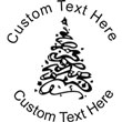XMASTREE-3 Embossing Seal. Choose your mount and view your custom text in a live preview. Find all your custom embossing needs at rubberstampsandseals.com