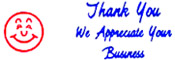 This laser engraved rubber stamp delivers clean and crisp impressions. With its comfortable handle, long life span, and durability this stamp can make approximately 50,000 impressions. It is an efficient product and is simple to use.