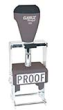 M30 - Message StamM34 - Message Stamp (Self-Inking)p 15/16" x 1-9/16"  (2) is constructed from rigid steel to stand up to daily use, visit Rubberstampsandseals.com for more
