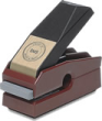 Corporate Desk Seal - Mark Maker	 comes with Black Base along with real Brass Plate Engraved with Company Name, visit Rubberstampsandseals.com
