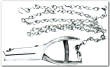 Security Chain that comes attached to punch with "S" hook on opposite end, visit Rubberstampsandseals.com