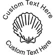SeaShell Embossing Seal. Choose your mount and view your custom text in a live preview. Find all your custom embossing needs at rubberstampsandseals.com