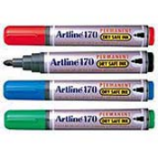 The EK-170 is a very reliable marker. It can last up to two week without its cap and will still work like normal. It has a great "cap-off" life. This marker can write on surface like plastic and wood for all your outdoor projects; waterproof protected.