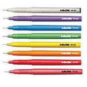 Artline EK-200CC is great for general writing purposes. The best feature is the ink will not smear. This glossy color sign pen is fine point allowing for clear precise writing.