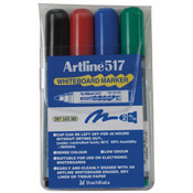 Artline EK-517 white board markers are convenient to use for a long period of time without replacing the cap. It has 48 hours of "cap off" time and still delivers bright colors.