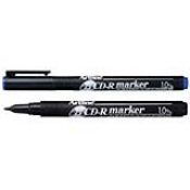 Artline EK-884 CD-DVD are professional markers for writing on your CD-Rs. Markers won't damage data stored on CD-R/DVD's. Available in black and blue.