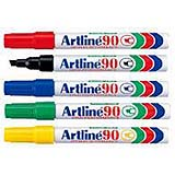 Artline EK-90 2.0-2.5mm Chisel tip are perfect for a high performance permanent marker with a chisel nib.