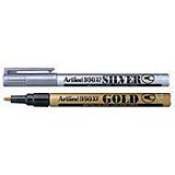 Artline EK-990 Special markers are for Art-Craft works, decorating, and writing on glass, porcelain, plastic, metal, rubber, wood, and card. Rich in gold and silver pigments, creates an excellent metallic effect. Quick dry, highly water and fade resistant