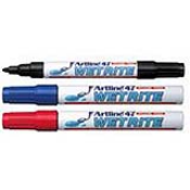 The EK-47 Wetrite Marker has been specifically designed to write on wet or damp surfaces. Instant Drying will not smear off even in water.