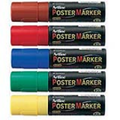 EPP-20 Poster markers. Poster markers are used in everything from writing on glass shop windows to signatures! Many colors.