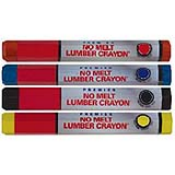 Our premier lumber crayons work on more than just wood. They are formulated to work well on lumber, metal, concrete and most other surfaces, wet or dry. These crayons are resistant to the elements and maintain their vibrant color.
