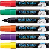 Excellent for all blackboards, whiteborards, glass and plastic. Erasable with a water dampened wipe. Sold Individally 1-each. RoHS compliant.