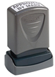 This Xstamper VX line of pre-inked laser engraved rubber stamps are great cost-effective solutions to your modern office needs.
This product has 4 lines and 14 characters