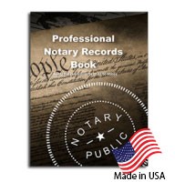 Required by law in many states, this notary records book is the most effective and reliable way to protect your Notarial Actions.  This book helps you adhere to proper notary procedures, visit Rubberstampsandseals.com